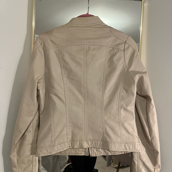 Tan Leather Jacket - Picture 2 of 3